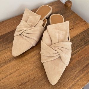 Beautiful Velvet Suede Mule Slides